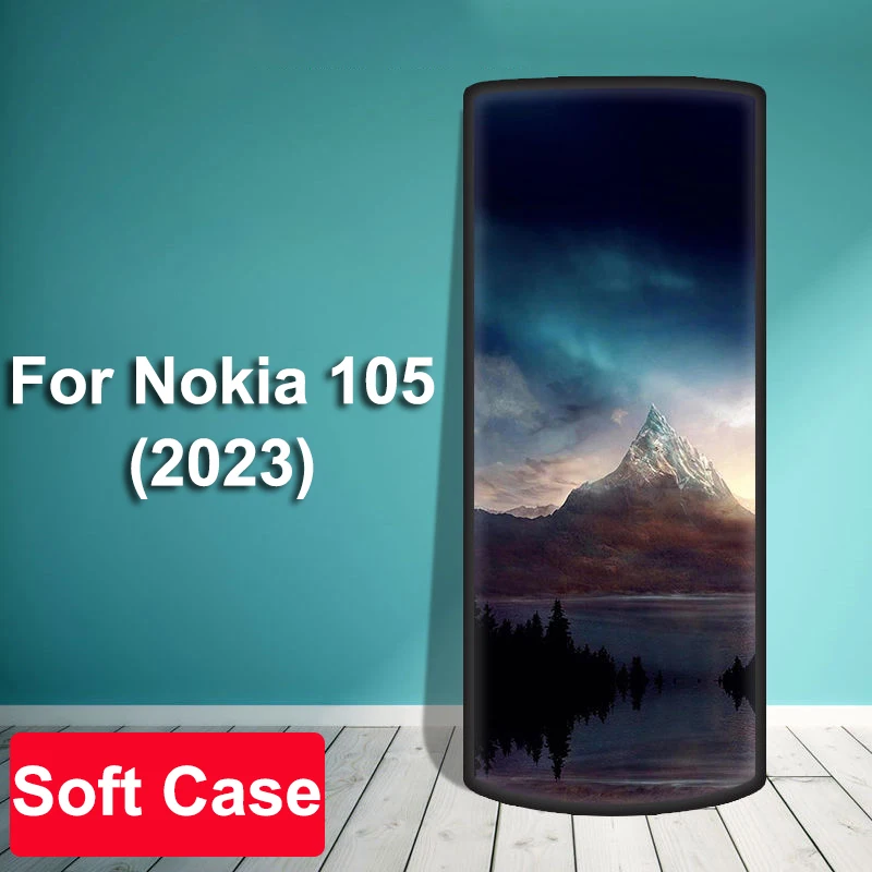 Custodia Per Nokia 105 2023 4G Custodie Morbide In Silicone Tpu Per Nokia 105 Ta-1553 Custodia Sottile Antiurto Per Nokia 105 2023