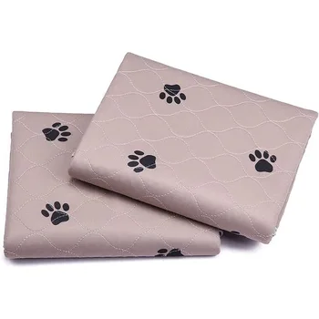 Washable Dog Pee Pads with Puppy Grooming Gloves,Puppy Pads,Reusable Pet Training Pads,Large Dog Pee Pad 4