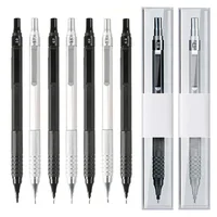 0.3 0.5 0.7mm Art Drawing Automatic Pencils Low Center of Gravity Retractable Nib Metal Mechanical Pencil with Gift Box Set 1