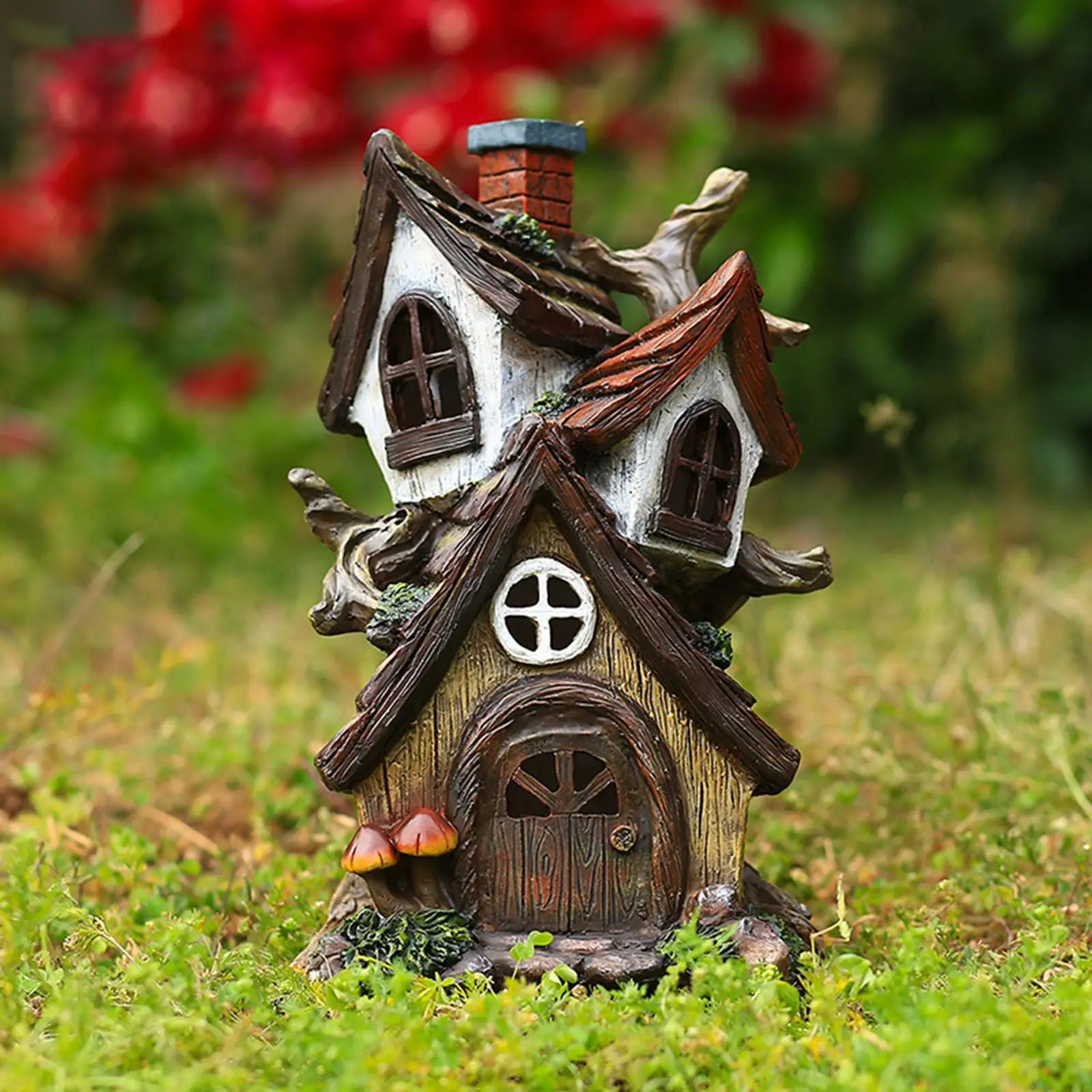 Resin Fairy Garden House Decorations Fairy Garden Supplies Outdoor Statues