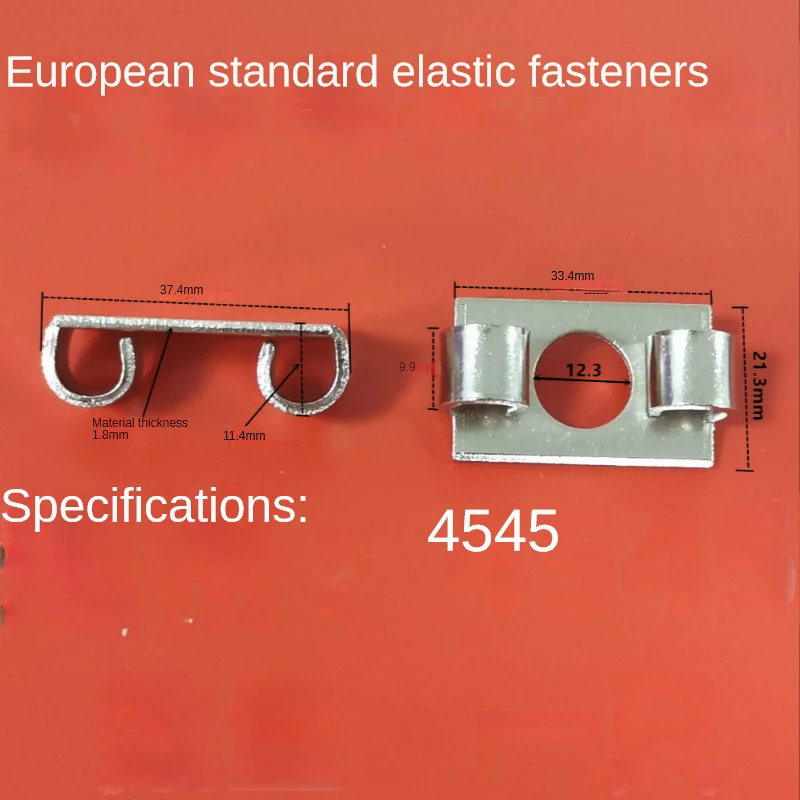 UE alumínio perfil conector elástico, Spring Fastener,