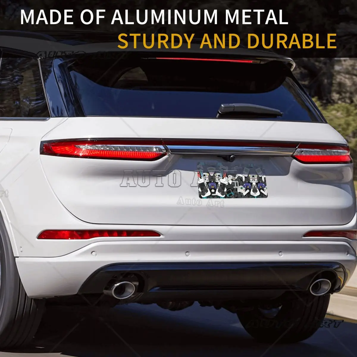 Gamer Controller License Plate Nostalgia Gaming Decorative Car Front License Plate Cover Aluminum Vanity Tag 12 X 6 Inch