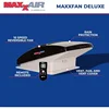 MAXXAIR Maxxfan Deluxe Vent, Fan and Vent Cover All in One - Powerful 10 Speed Reversible Fan,Built-in Rain Cover,Remote Control 2
