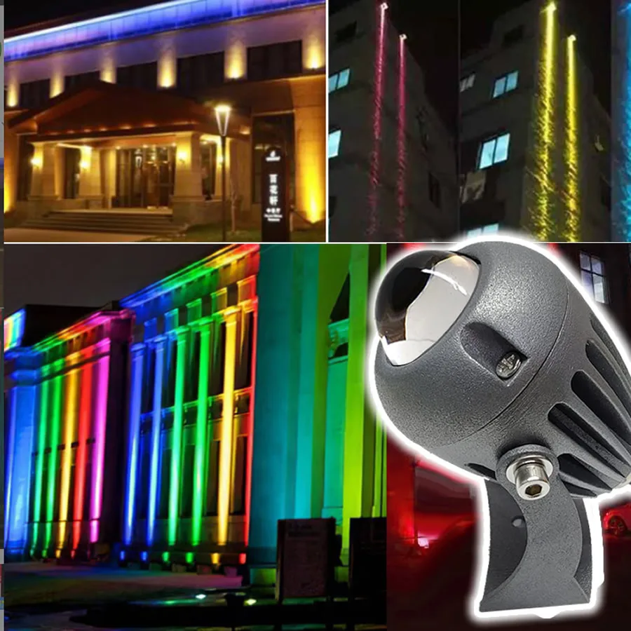 18W LED IP65 Outdoor Aluinu Waterproof Narrow Bea Angle Spotlight For Pillar And Wall - View #4