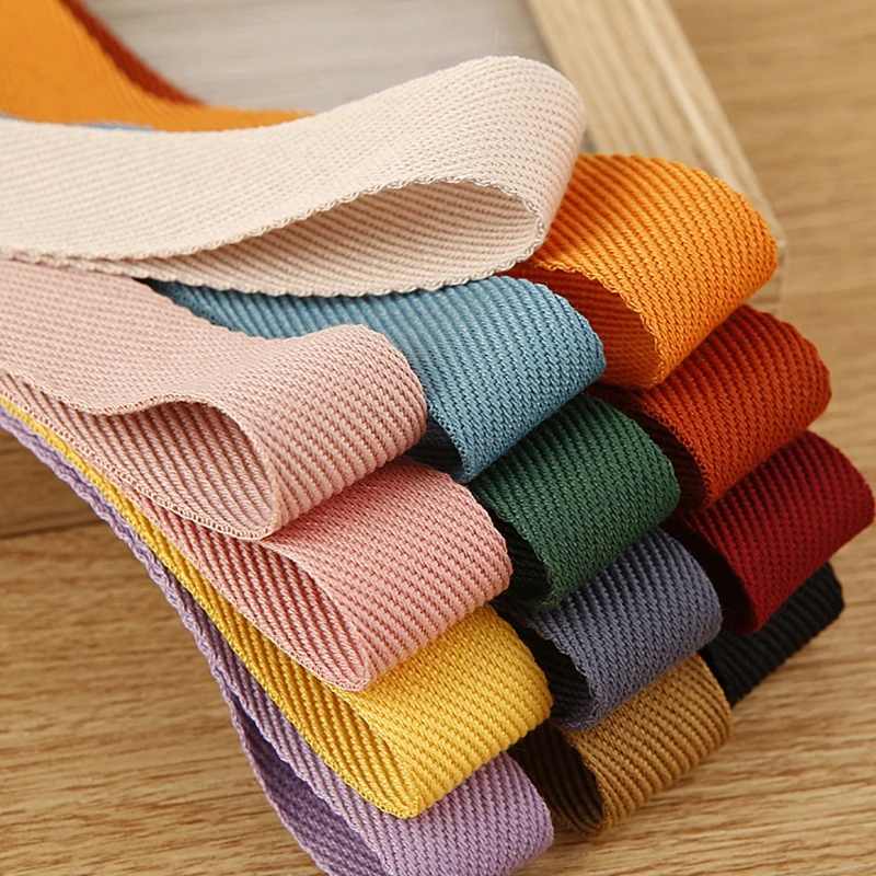

16mm Twill Cotton Linen Ribbon 40mm 25mm 10mm 1" 1-1/2" DIY Hair Handmade Tape DIY Hairbow Accessories Packing Webbing 50 Yards