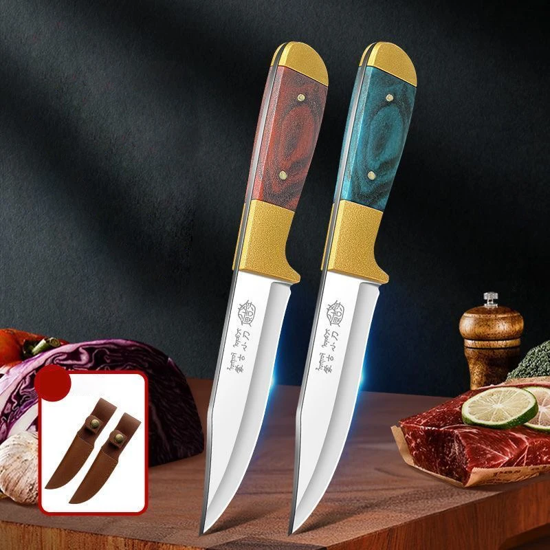 

Forged Stainless Steel Boning Knife Meat Cleaver Butcher Knife Fishing Cooking Tools for Kitchen Cooking Chef Knife with Sheath