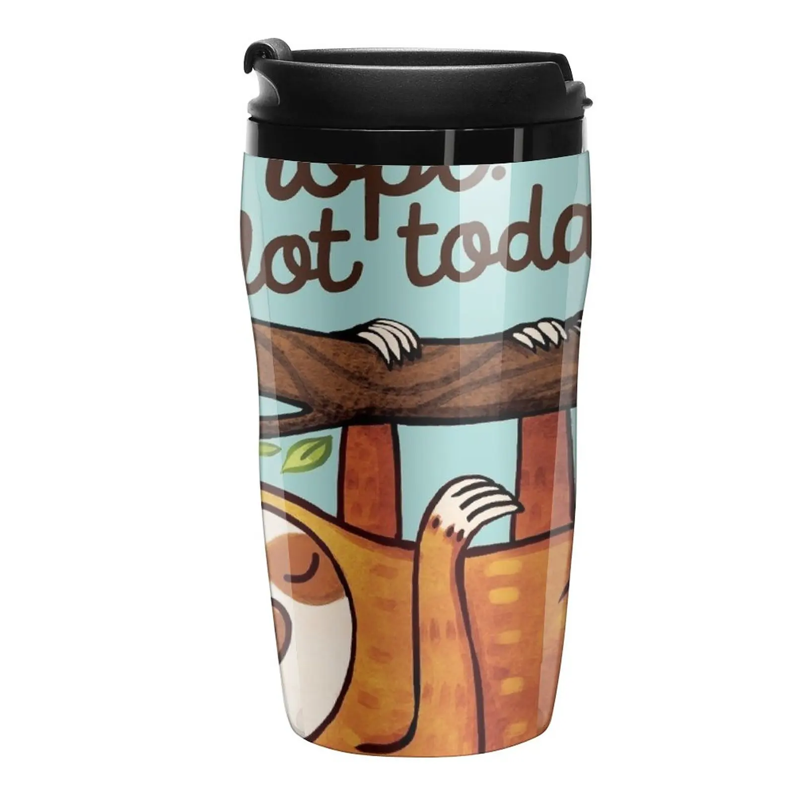 

New Sloth Nope Travel Coffee Mug Coffee To Go Unusual Tea Cup