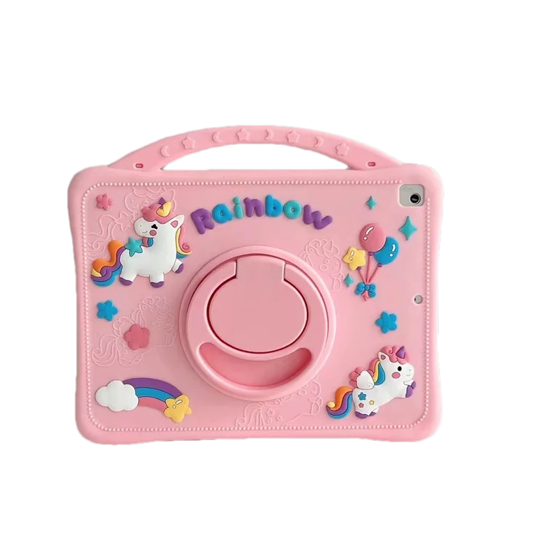 Kids Cartoon Silicone Tablet Case Stand