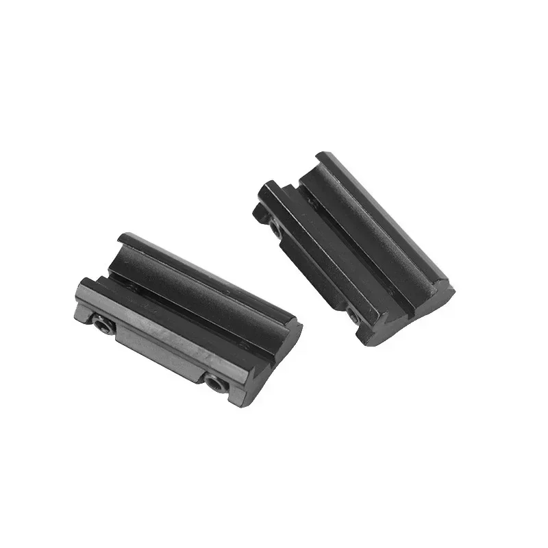 Rifle Scope Mount Rifle Scope Mount Ring Scope Mount Adapter Scope Riser Mount Picatinny Rail Accessories Rail Adapter Threaded Adapter 2pcs Low Profile Converter 11mm to 20mm / 22mm Scope Ring Mount Adapter For Dovetail Weaver Picatinny Rail Hunting Accessory