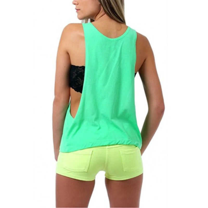 Women's Tank Tops Blouse Loose Sleeveless Shirt Gym Yoga Vest Training Running Vest Women Gym Tank Top Lady Fitness Sport Shirt sports tank