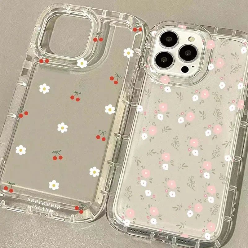 Cherry Blossom Soft TPU Air Bag Protective Phone Case