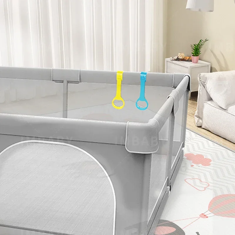IMBABY Baby Playpen Gray Baby Activity Fence Large Playground Safety Activities for Babies Games Park Playpen for Children baby playpen