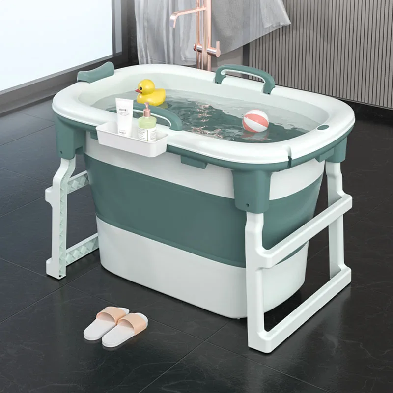 

Large Portable Adult Folding Bath Tub Hot Mobile Baby Beach Bath Tubwater Hair Washing Banheira Large Pools For Family HY50BT