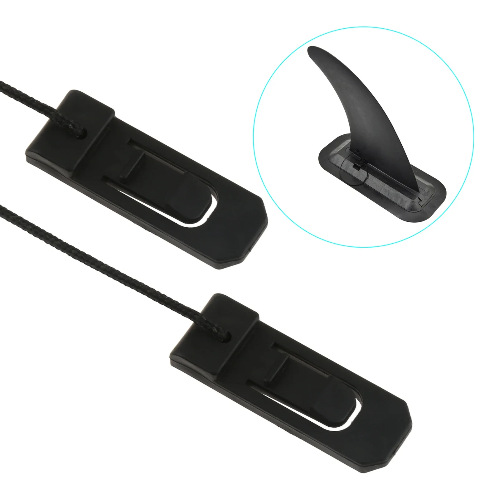 1/4/8 Pcs Surfboard Fin Clips 41*14mm Buckle Paddleboard Surfboard Tail Clip Water Separator Water Ski Board Fish Fin Clip surfboard fin