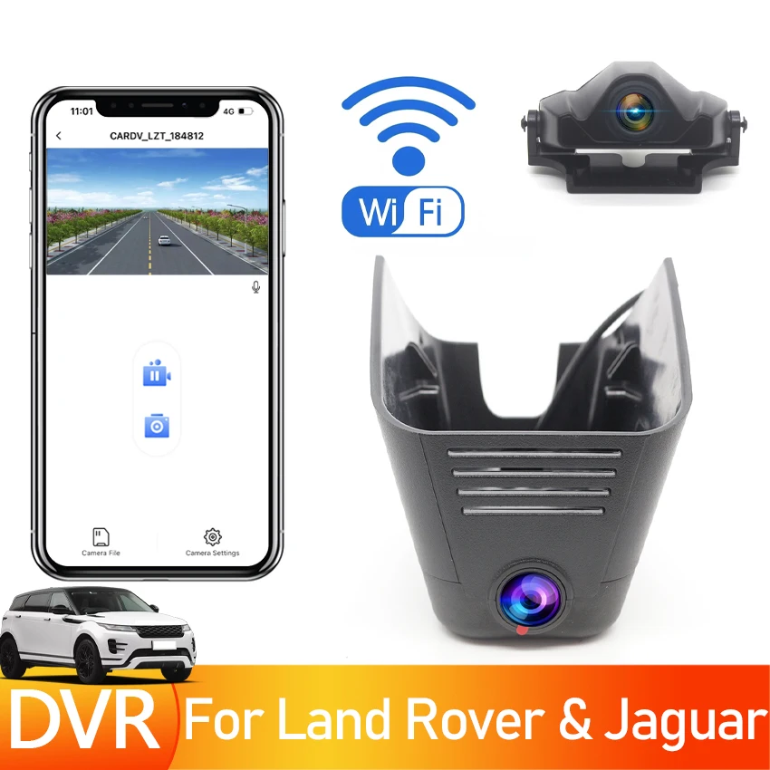 

Car DVR Wifi UHD 4K Dash Cam Video Recorder Original For Range Rover Evoque Velar 2020 2021 For Jaguar XEL XEF XE XF F-PACE 2021
