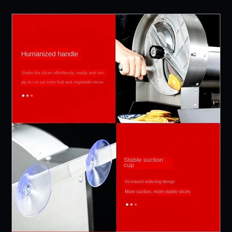 Commercial Slicer, Electric and Manual Vegetable and Fruit Cutter, MultiFunction, HighPrecision Slicing, Durable Cutter 5