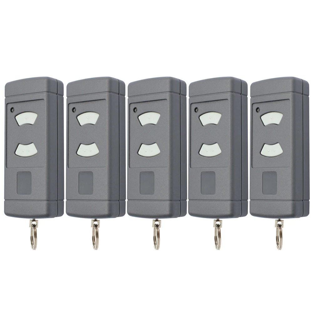 

5pcs HORMANN HSE2 HSE4 HSM2 HSM4 HS2 HS4 40.685MHz Gate Controller Hörmann 40MHz Garage Door Remote Control Grey Button