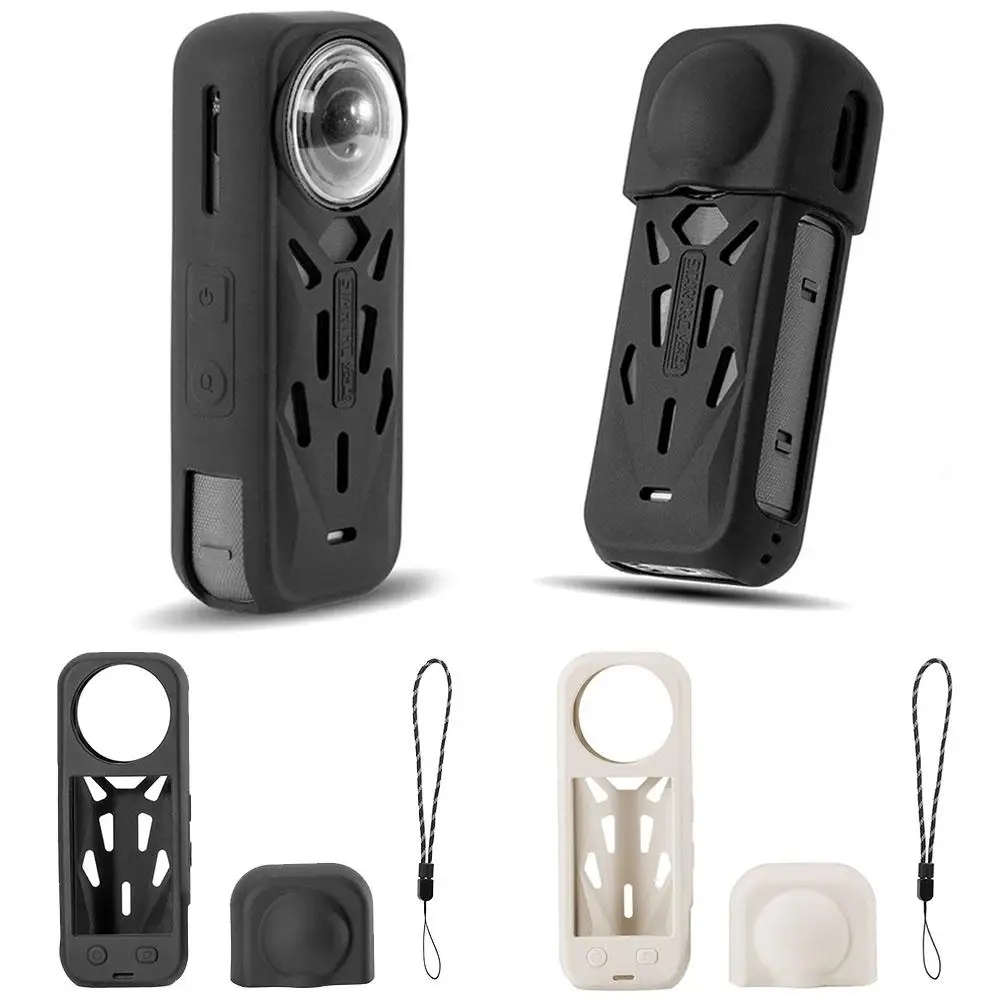 Silicone Protective Cover for Sports Camera Black