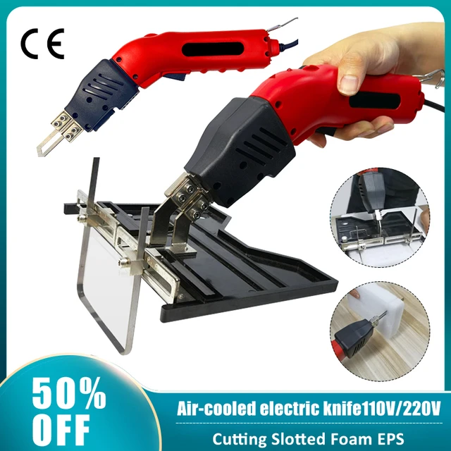 Hand Tool Kit Thermal Foam Board Cutting Knife Electric Sponge Polyurethane  Polystyrene Cutting Machine With Slot Board - Electric Scissors - AliExpress