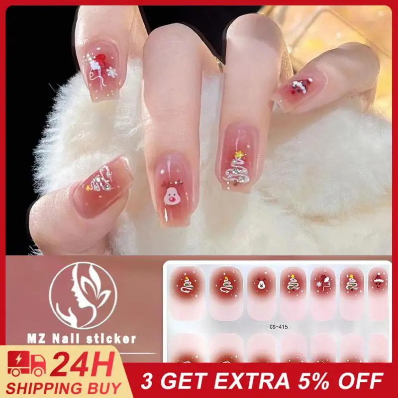 

Nail Art Stickers Durable Materials Nail Stickers Wear Resistance Waterproof Nail Decal High Quality Solid Color Sticker Natural