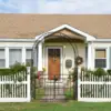 134.5x58.5x213cm Double Layer Arc Roof Iron Arch Door - Black Wrought Iron Courtyard Decoration 6
