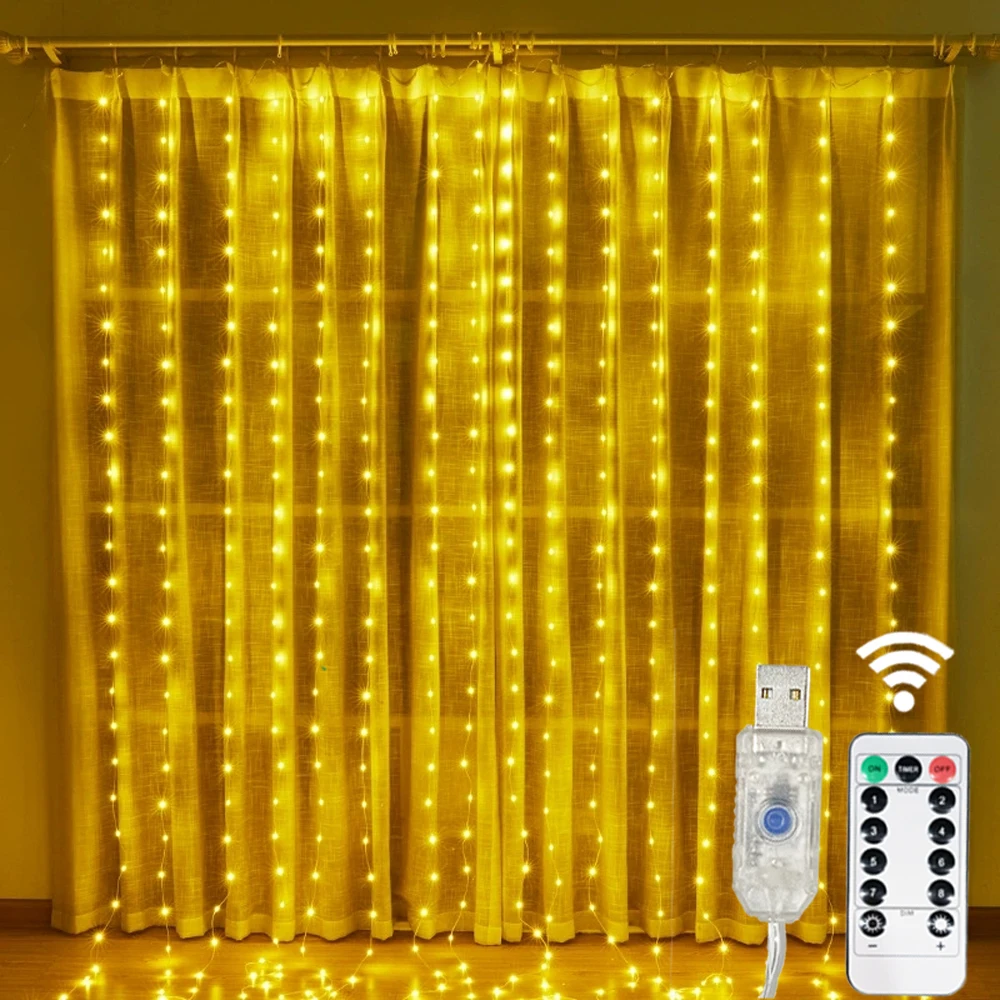 Enchanting LED USB-Powered Fairy Lights with 8 Magical Modes for Home and Celebration Decor