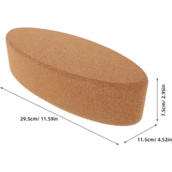 Ergonomic Cork Yoga Block for Enhanced Stretching and Core Training (1pcs)