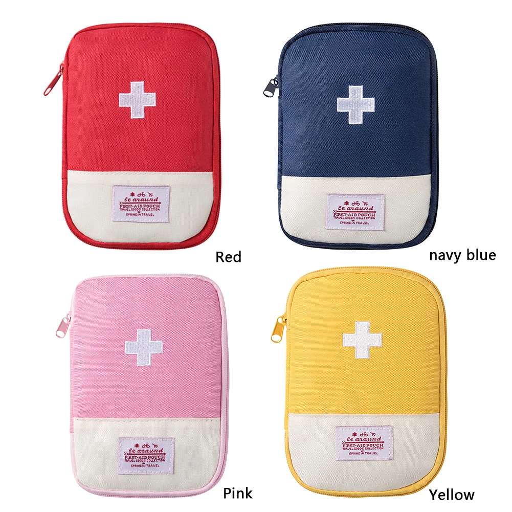 Mini First Aid Bag Portable Small Emergency Medicine Storage Bag First Aid Kit Bag for Outdoor Camping Hiking Travel Emergency