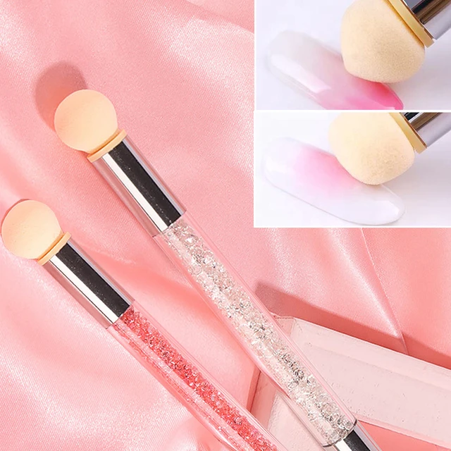 1 Pc Nail Art Brushes Gradient Drawing Painting Brush Rhinestone Handle UV  Gel Painting Pen DIY For Nail Art Design Tool