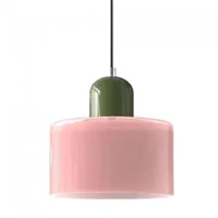 Lustre en verre nordique moderne pour chambre à coucher, lampe de chevet longue ligne, petit lustre pour restaurant et bar, éclairage simple, escales 4