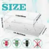 2 Pack Soda Can Organizer Dispenser for refrigerator 2 Tier Automatic Rolling Beverage Beer Soda Can Holder for Fridge, Pantry 4