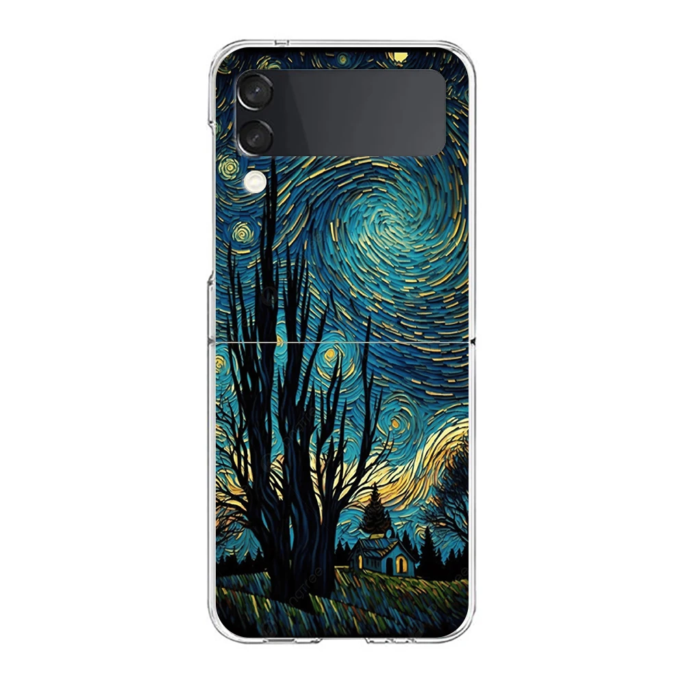 Starry Night Van Gogh Art Phone Case - Shockproof Hard Cover