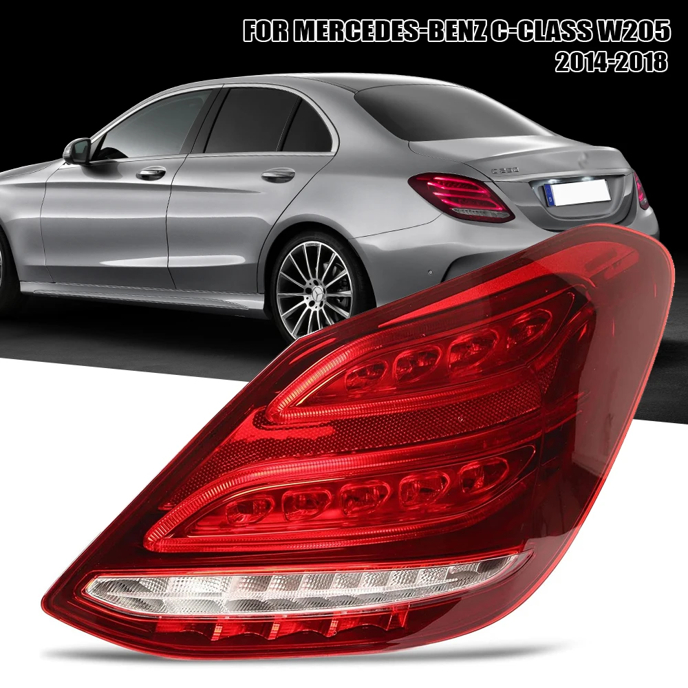 LED Rear Tail Light Signal Brake Lamp for Mercedes-Benz W205 C300 C260 ...