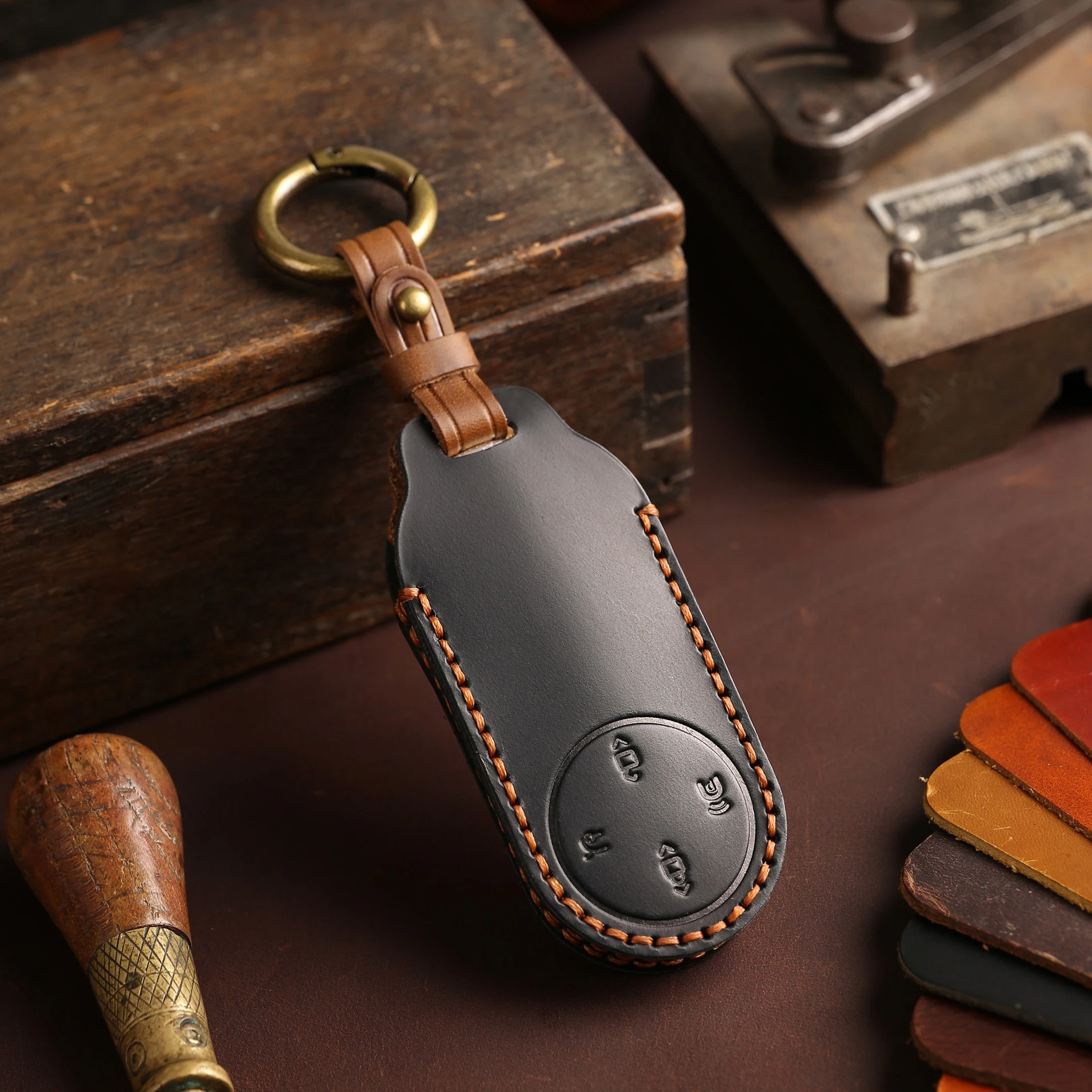 Premium Car Key Cover & Keychain Protector Accessories