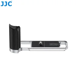 Enhanced Metal Camera Grip with Anti - Slip Design and SD Card Slot, Compatible with Arca Swiss L - Bracket Mount (Silver)