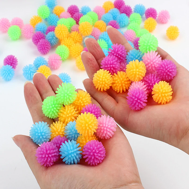 12PCS TPR Bayberry Ball Hedgehog Mini Massage Ball For Yoga Foot Massage Ball Vent Decompression Soft Squishy Squeeze Fidget Toy 2