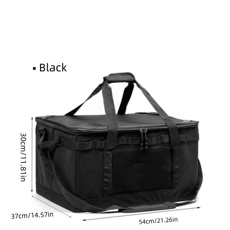 Outdoor 60L Large Capacity Tool Storage Box Waterproof Wear-resistant Detachable Multi-functional Picnic Cookware Storage Bag camping storage bag