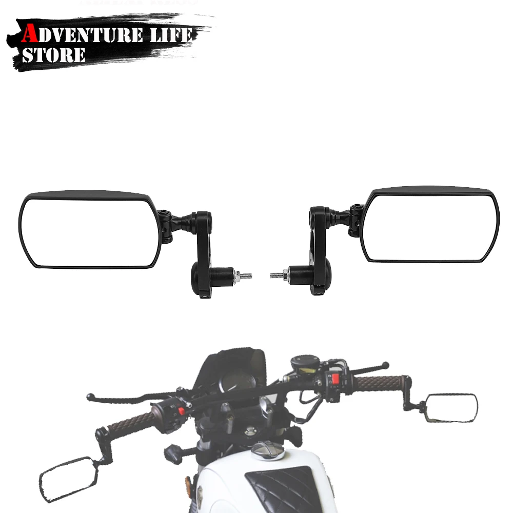 

22mm 7/8" Motorcycle Bar End Mirror Rear View Mirrors For Kawasaki Z1000 Z750 For Suzuki GSR GSF 600 1250 For YAMAHA MT07 MT09