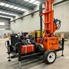 Best Price Factory Portable Wheels Water Well Drilling Rig For Sale Drill Machine 3