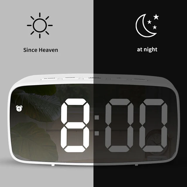 Xiaomi Led Óra Modern Egyszerű Ins Hallgató Elektronikus Plug-In Ébresztőóra Tükör Nagy Képernyős Nappali Hálószoba Kollégiumi - Image 2