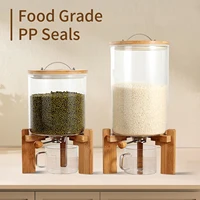 Flour And Cereal Container 5L/7.5L Rice Dispenser Creative Glass Food Storge For Kitchen Organization 1