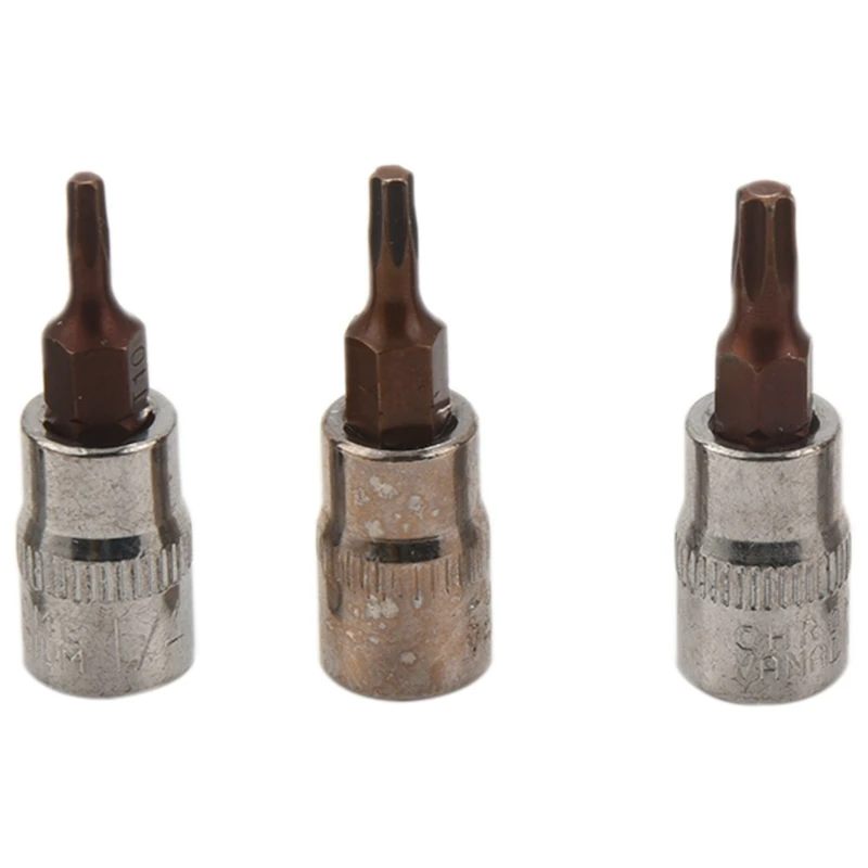 Torx Ʈ  Ʈ, 1/4 ġ  ̺ , T8 T10 T15 T20 T25 T27 T30 T40 S2 ƿ, 8  