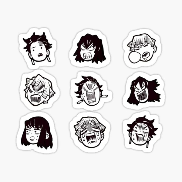 Mad Kimetsu No Yaiba Sticker for iOS & Android