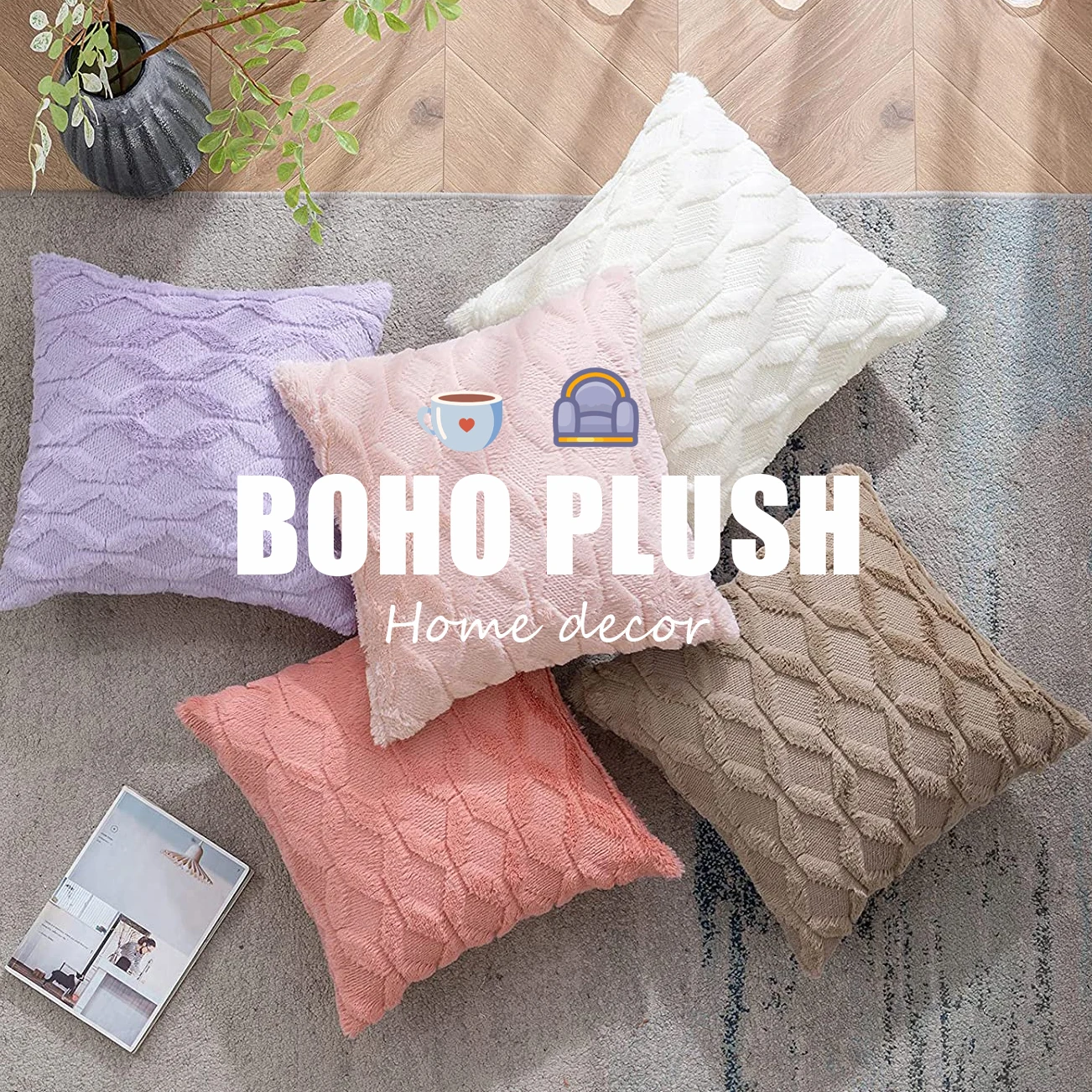 Boho Decor Chair Cushion Sofa Seat Cushion Pillowcase Home Minimalist –  RitualExchange