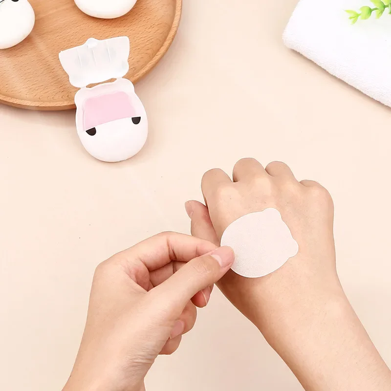 Disposable Soap Paper Panda Portable Hand Washing Bath Soap Paper Travel Fragrance Foam Disinfection Body Cleanser disposable soap paper