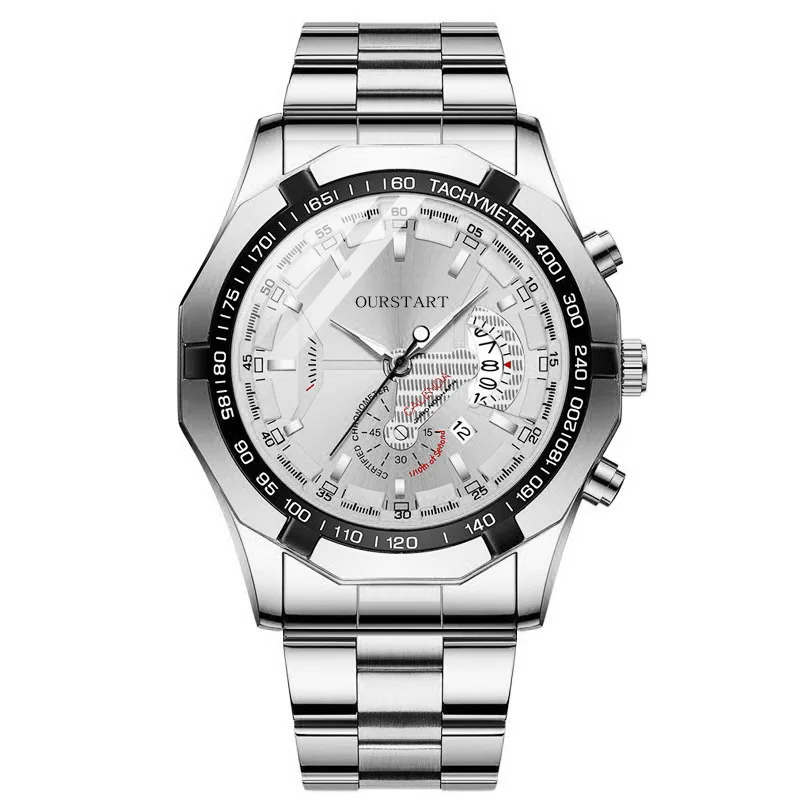 Men's Calendar Quartz Watch Large Dial Quartz Watch