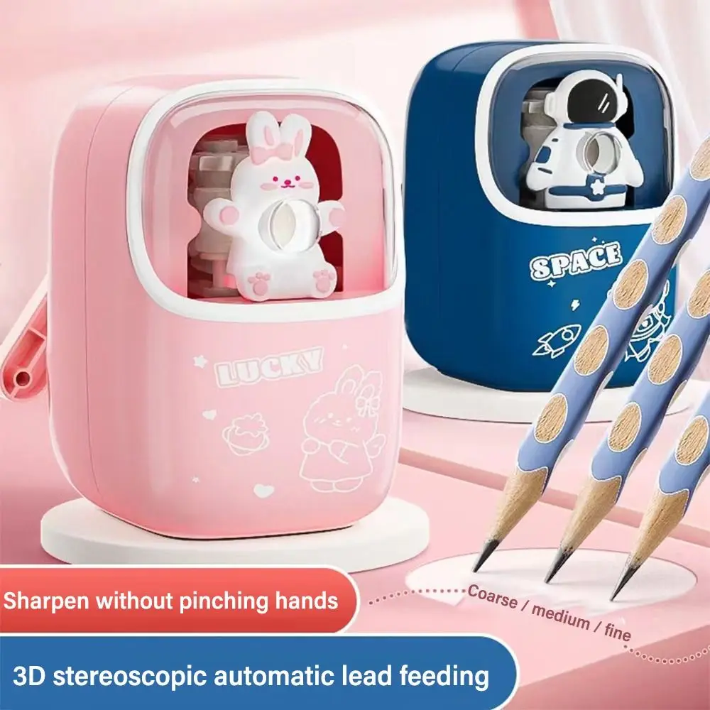 

Anti Sticking Lead Pencil Sharpener Six Gear Adjustable Automatically Enters Lead Pencil Sharpening Tool Student Prize