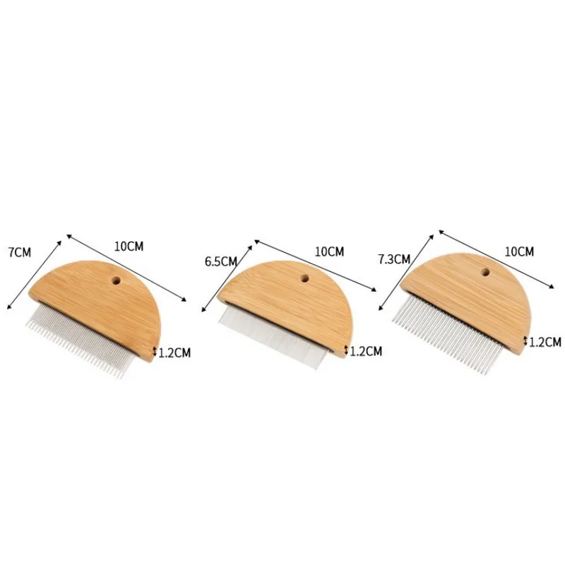 Cat Comb Cat Hair Remover Wooden Dense Combs for Cats Black Chin Cleaning Mouth Hair Cats Brush Massage Kitten Comb Pet Products 6