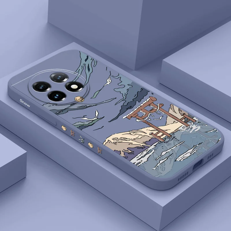 Snowy Gate Liquid Silicone Phone Case