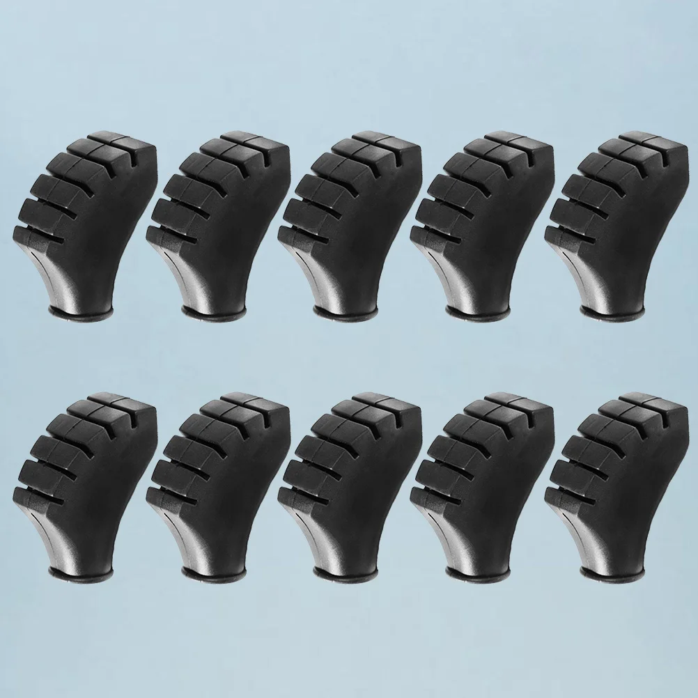 

Rubber Foot Cover Pole Tip Protectors Outdoor Trekking Accessories Walking Stick Head Equipment Hiking Replacement Tips